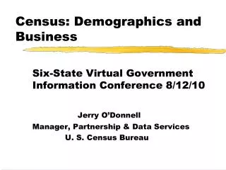 Census: Demographics and Business