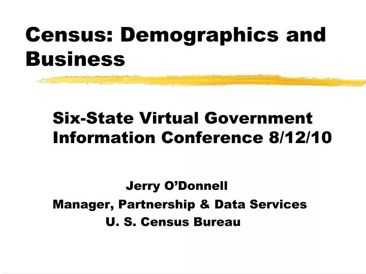 census demographics and business