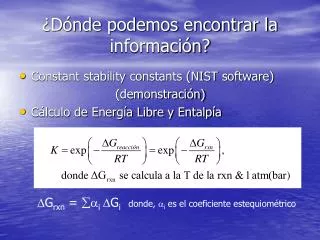 d nde podemos encontrar la informaci n