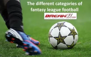The Different Categories of Fantasy League Football