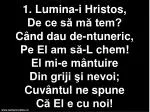Lumina ii Hristos - slide 1