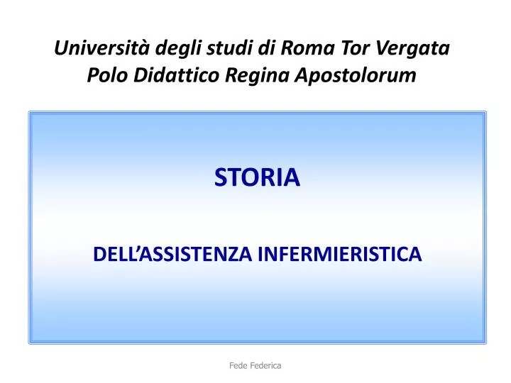 universit degli studi di roma tor vergata polo didattico regina apostolorum