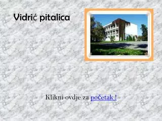 Vidrić pitalica