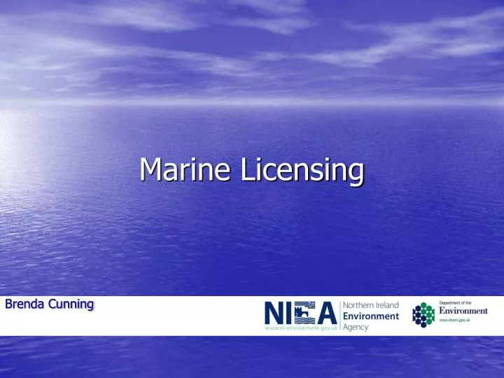 marine licensing