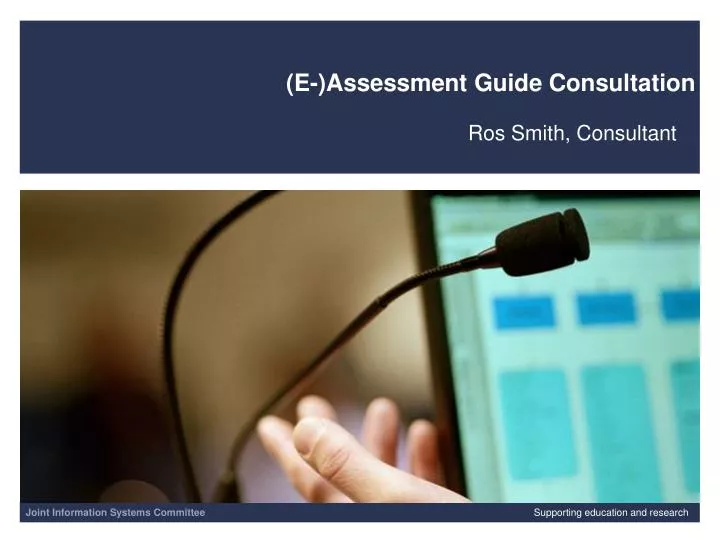 e assessment guide consultation