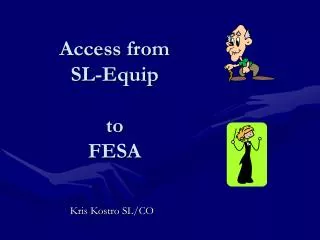 Access from SL-Equip to FESA