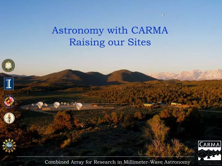 astronomy with carma raising our sites