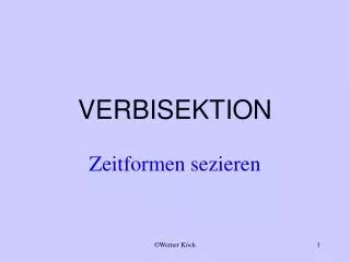 verbisektion