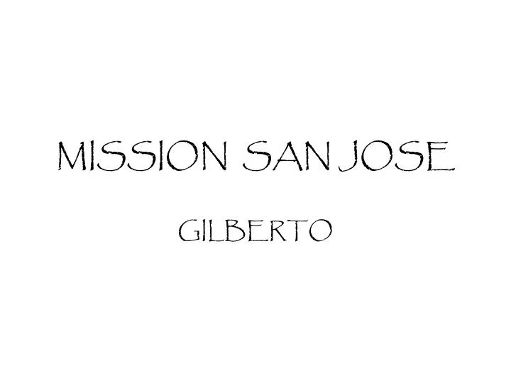 mission san jose
