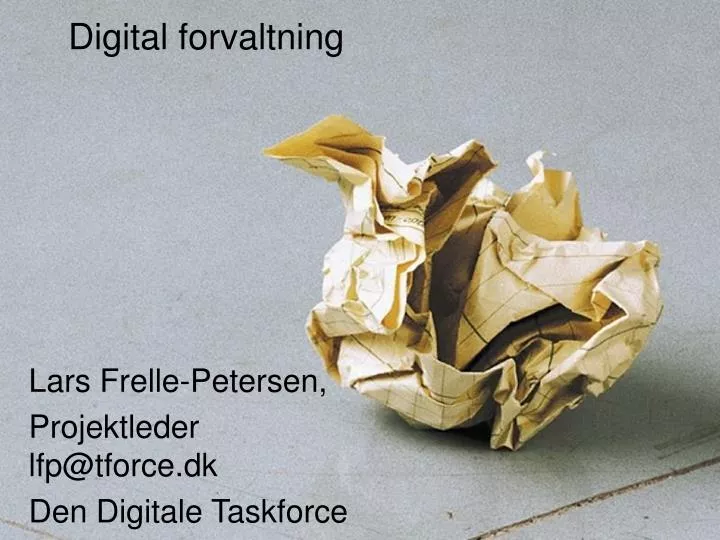 digital forvaltning i danmark