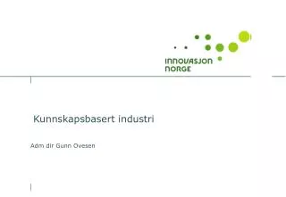 kunnskapsbasert industri