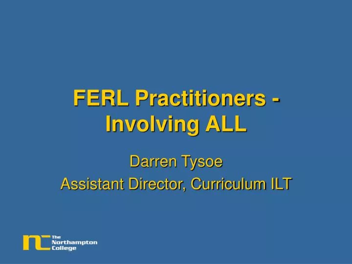 ferl practitioners involving all