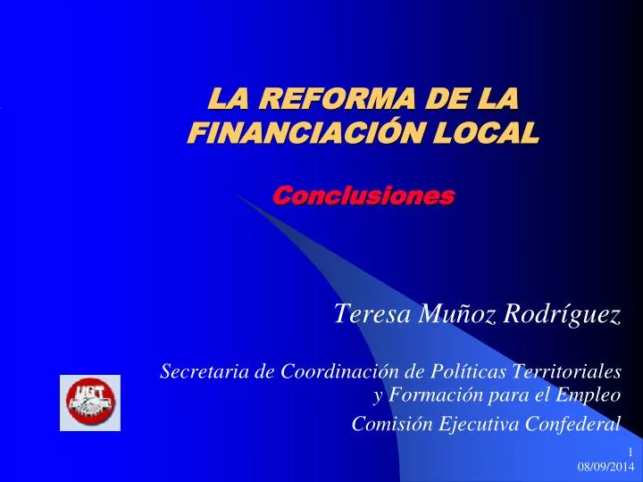 la reforma de la financiaci n local conclusiones