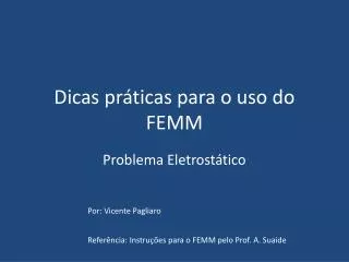 dicas pr ticas para o uso do femm