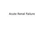 Acute Renal Failure - slide 1