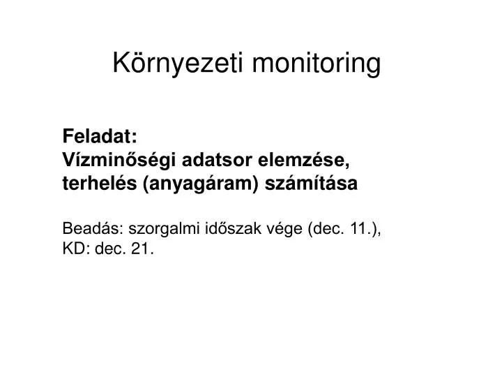 k rnyezeti monitoring