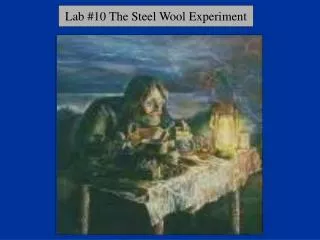 Lab #10 The Steel Wool Experiment