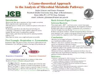 A Game-theoretical Approach to the Analysis of Microbial Metabolic Pathways