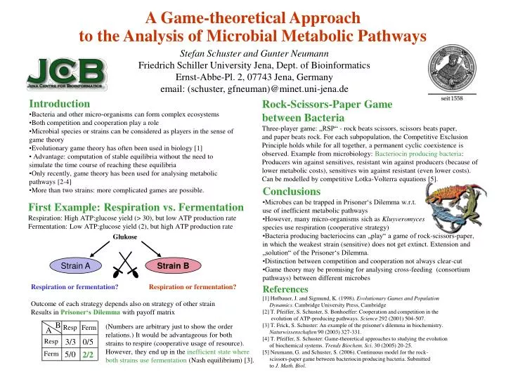 a game theoretical approach to the analysis of microbial metabolic pathways