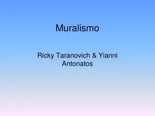 muralismo
