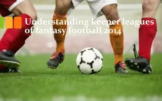 Understanding keeper leagues of fantasy football 2014