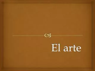 el arte