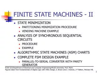 FINITE STATE MACHINES - II