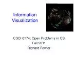 Information Visualization - slide 1