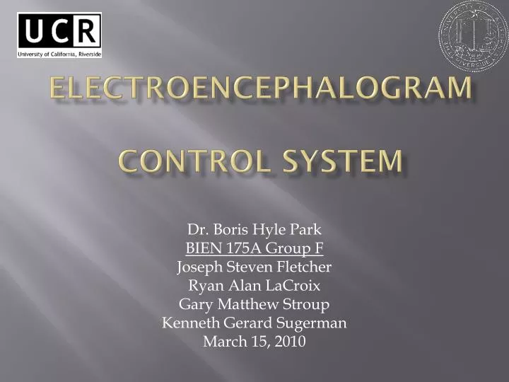 electroencephalogram control system