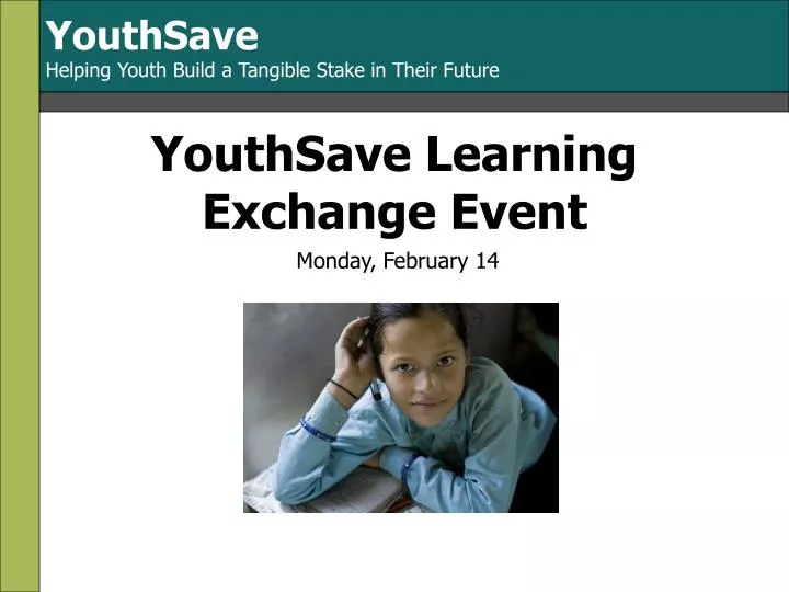 youthsave learning exchange event