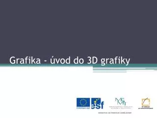 grafika vod do 3d grafiky