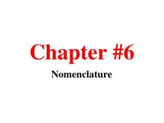 Chapter #6