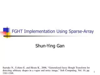 FGHT Implementation Using Sparse-Array