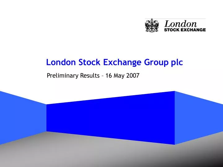 london stock exchange group plc