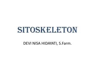 sitoskeleton