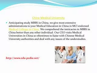 study medicine in china