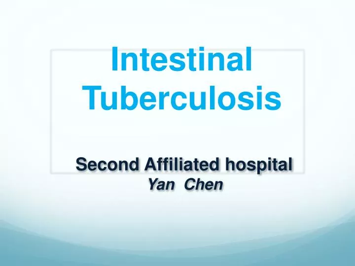intestinal tuberculosis