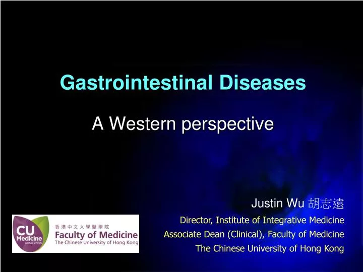 gastrointestinal diseases a western perspective
