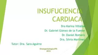 insufuciencia cardiaca
