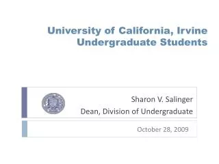 University of California, Irvine Undergraduate Students