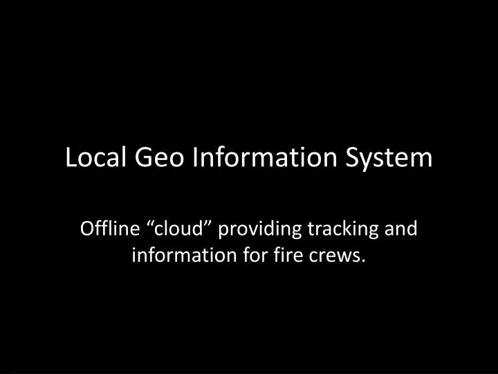 local geo information system