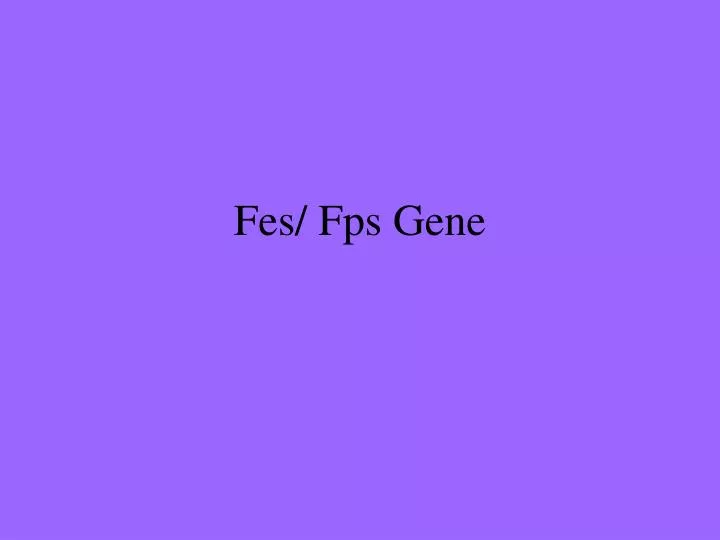 fes fps gene