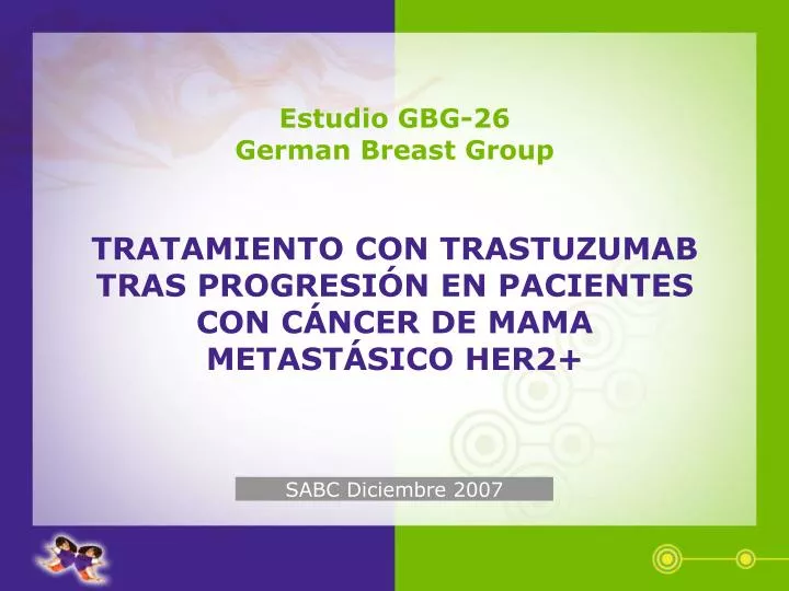 estudio gbg 26 german breast group