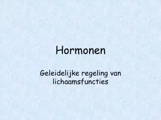hormonen