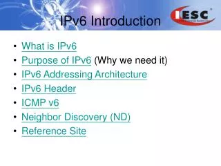 IPv6 Introduction