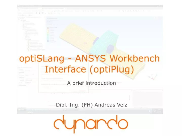 optislang ansys workbench interface optiplug