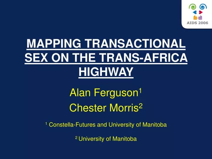mapping transactional sex on the trans africa highway
