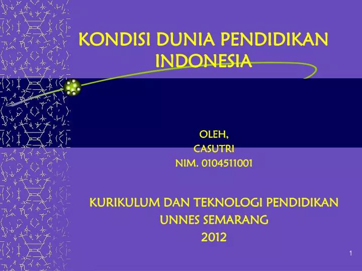 kondisi dunia pendidikan indonesia