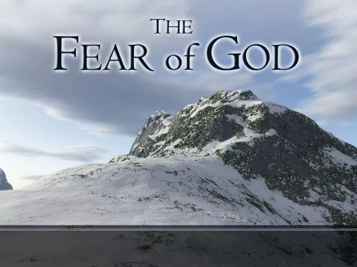fear of god