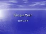 Baroque Music - slide 1